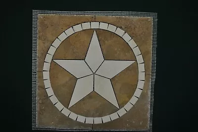 Star Art Tile Stone Wall Mural Decor Marble Mosaic   • $250
