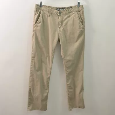 BKE Jake Chino Pants Mens 34R (34X31) Cotton Stretch Casuals Buckle Beige • $16.99