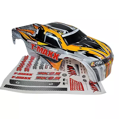 Fits Traxxas T-Maxx 2.5 White Yellow Black Factory Painted Body Decal Tmaxx 4910 • $45.99