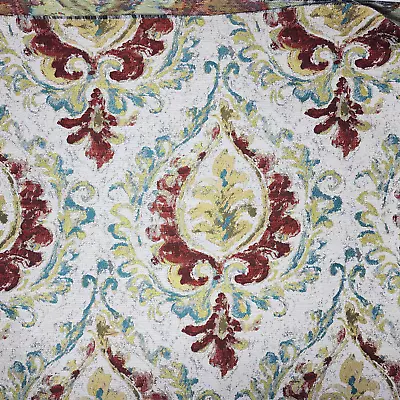 Vintage Effecvescent Upholstery Fabric Elegant Swirls Multicolor 58  X 1 Yard • $69.99