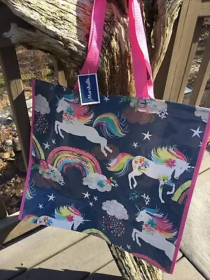 NEW UNICORNS And RAINBOWs~🌈Shopping Bag Reusable Tote EcoFriendly Marshalls🦄 • $9.99