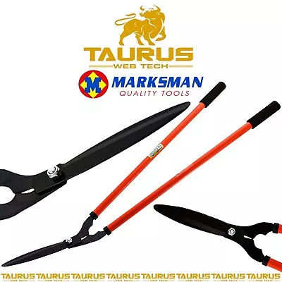 36  MARKSMAN Long LAWN SHEARS Grass Cutting Border Edge Cutter Garden Trimmer UK • £15.95