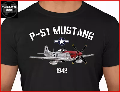 P-51 Mustang T-Shirt WWII US Aircraft Version 2 • $18.84