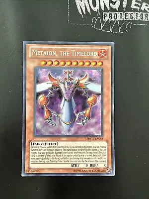 Yugioh Metaion The Timelord Secret Rare Phsw-en098  • $3.72