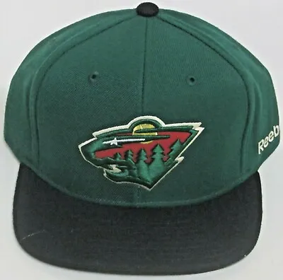 NHL Minnesota Wild Multi-Color Structured Adjustable Snap Back Hat By Reebok • $19.99