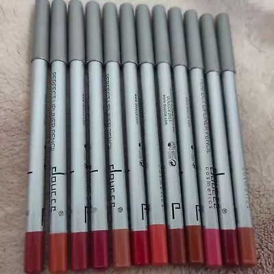 12 Colors Matte Mist Lipstick Lasting Non-stick Lip Gloss Lip Liner Set Makeup • £3.99