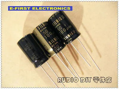 4pcs/20pcs ELNA SILMIC II 100uF/50V 100uf 12.5X20mm Audio Electrolytic Capacitor • $5.30