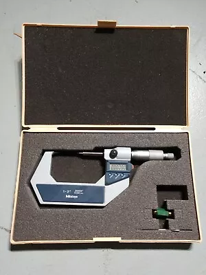 MITUTOYO 1 To 2  DIGIMATIC POINT MICROMETER - .00005  -  No. 342-712-30 • $179.99