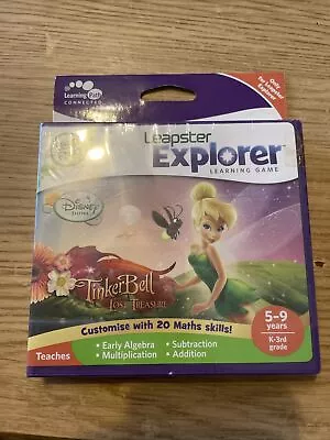 LeapFrog Leapster Leappad Explorer Tinkerbell And The Lost Treasure Game Age 5-9 • £24.99