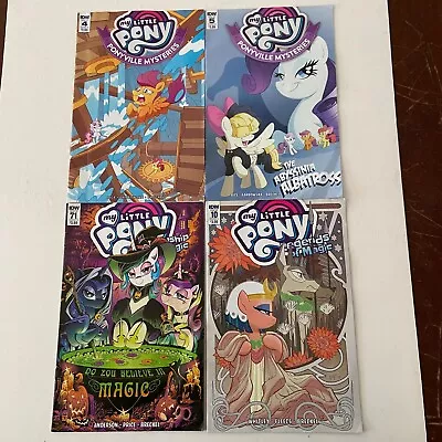 My Little Pony Comic Book Lot Of 4 Friendship Is Magic & Ponyville Mysteries • $27.90