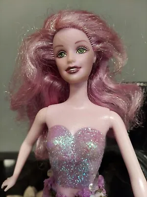 Barbie Fairytopia Purple Sparkle Fairy Doll Lilac Hair Shimmery Skin 2003  • $10