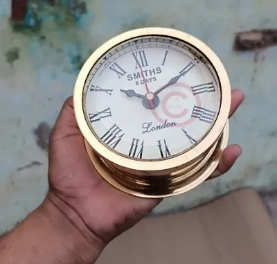 Brass Vintage Ship's Wall Clock Nautical Marine Royal London Wall Decor Clock • $66