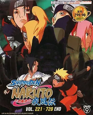 DVD Anime Naruto Shippuden Complete TV Series Vol.221-720 End English Dubbed • $84.47
