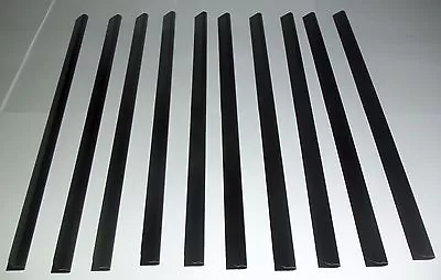 £3.95 • Buy A4 Slide Binders/Spine Bars 5mm In Black Pack Of 10 For Home & Office
