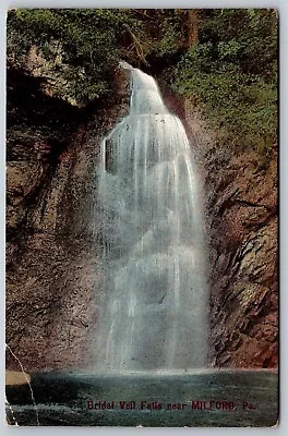 Milford Pennsylvania DB Postcard Bridal Falls Circa 1909 • $7.25