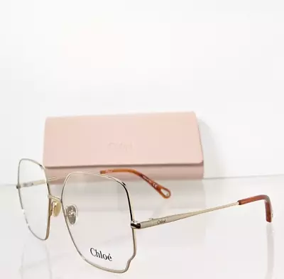 Brand New Authentic Chloe Eyeglasses CE 0096 001 57mm Gold 0096O Frame • $169.99