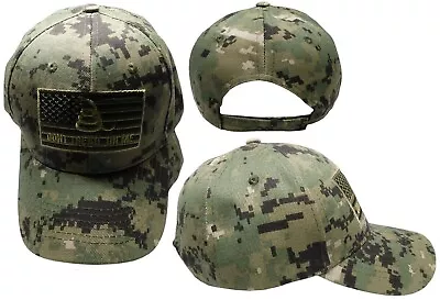 USA Gadsden Don't Tread On Me Marpat Digital Camouflage Embroidered Cap Hat • $12.88