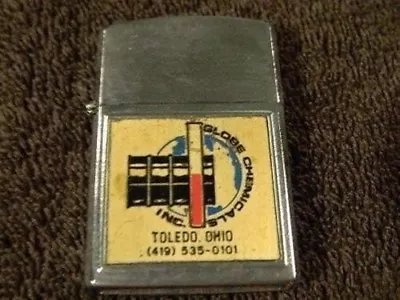 Vintage BARLOW B54  Globe Chemical  Toledo OH Advertising Lighter M./Japan • $69