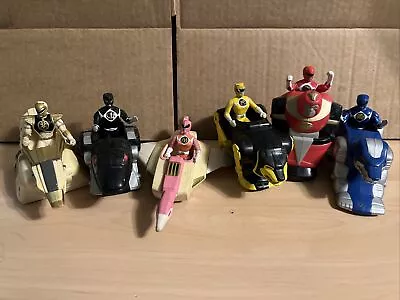 VTG Power Rangers Lot Vehicles Figure 1995 Saban McDonalds Toys Complete Set • $28