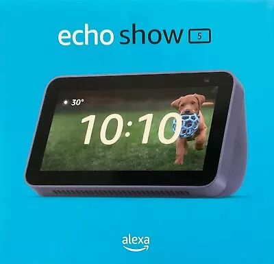 Amazon Echo Show 5- 2nd Gen Smart Display - Deep Sea Blue - Brand New - AU Stock • $94.85