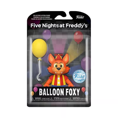 $24.99 • Buy Five Nights At Freddy's: Security Breach - Balloon Foxy 5  US Exclusive Figur...