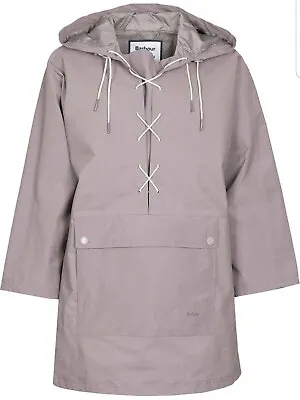 Barbour X Alexa Chung Hooded Lace-Up Anorak Jacket Size 10 Limited Edition $450  • $210.76