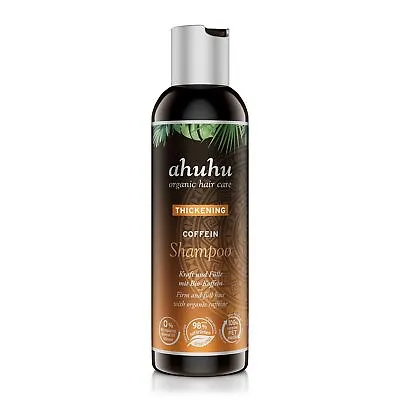 Ahuhu THICKENING Caffeine Shampoo (200ml) - Organic Caffeine Shampoo For Thicker • £17.99