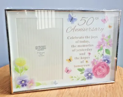 Golden Wedding Anniversary Frame 50th Wedding Anniversary Frame • £14.99