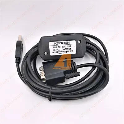 IC690USB901 GE FANUC PLC Programming Cable USB To GE90 SNP 90/30 90/70 Micro 1PC • $52.41