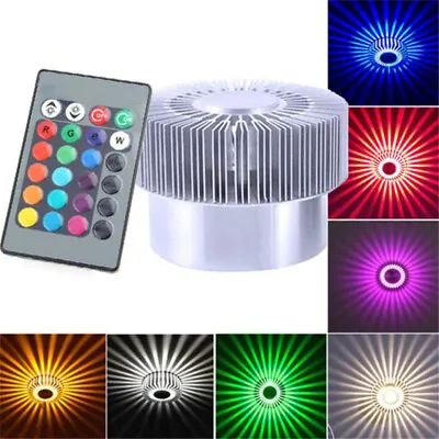 £12.99 • Buy 3W RGB LED Ceiling Light Spot Down Fixture Lamp Color Changing W/Remote Control