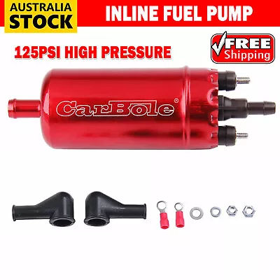 External Inline Fuel Pump 12V Electric Gasoline Injection Pump 125ps High Flow • $992.71