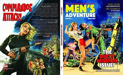 NEW! The MEN’S ADVENTURE QUARTERLY #5 - The Real  DIRTY DOZEN  EVA LYND & More • $24