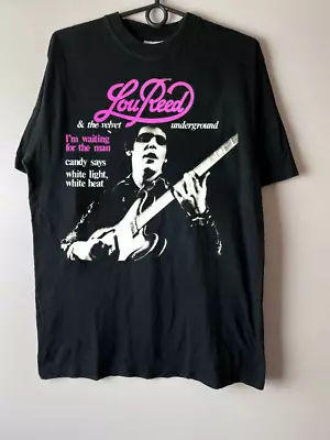 Lou Reed Candy Says White Light White Heat Unisex T-Shirt - Free Shipping • $19.99