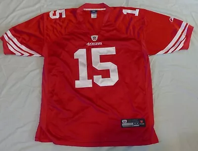Reebok Onfield San Francisco 49ers Michael Crabtree #15 Sewn Jersey Size 54 • $30
