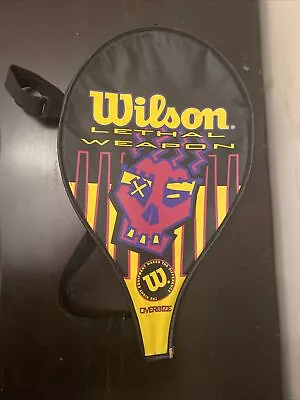 Vintage Wilson Lethal Weapon Racquet Bag With Strap • $10