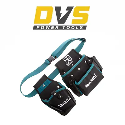 Makita 66-050 50th Anniversary Logo BCD Tool Belt & Pouch Set • £25.95