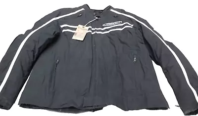 Triumph Mens Black Riding Speed Record Zip Up Jacket Padded Size Xxxl & Vest X8g • $100