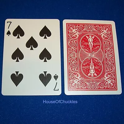 One Way Forcing Deck Seven Of Spades Red Bicycle Card Magic Trick 1-Way 7-S • $10.30