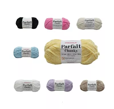 Premier PARFAIT CHUNKY Yarn 3.5oz 131 Yds Choose Color • $4.99