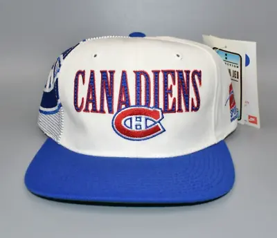 Montreal Canadiens Vintage Sports Specialties Laser Snapback Cap Hat - NWT • $199.95