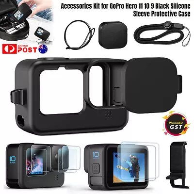 NEW Accessories Kit For GoPro Hero 11 10 9 Black Silicone Sleeve Protective Case • $21.55