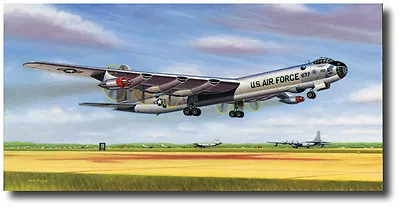 Six Turnin' And Four Burnin' By Mike Machat - Convair B-36 - Aviation Art Print • $125