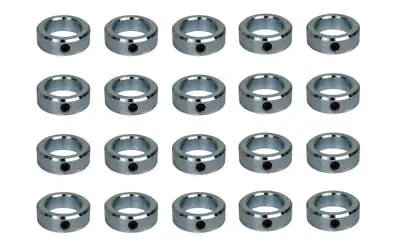 1  Bore Zinc Plated Set Screw Shaft Collar OD 1-5/8  Width 5/8  (20 PCS) • $34.99