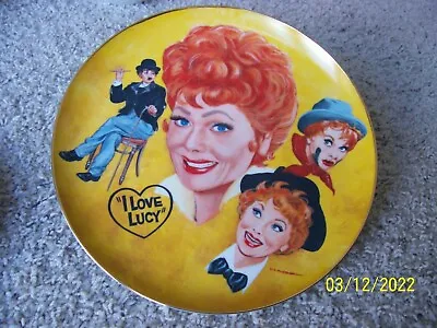 1982 I Love Lucy Lucille Ball 1st Collector Plate Mike Hagel Artist Royal Manor • $144.99