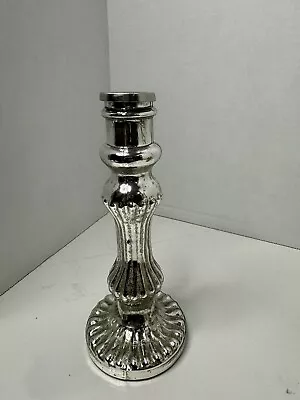 Mercury Glass 8” Taper Candle Holder Sandra Lee • $13.50