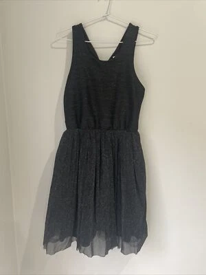 $8 • Buy Mango - Black & Silver Dress - Size 16 /5