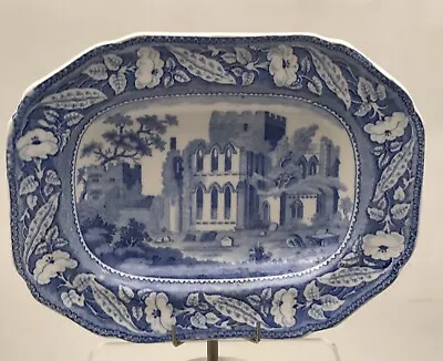 Antique Transfer Print Miniature Platter “Lanercost Priory” By Mintons C.1825 • $79