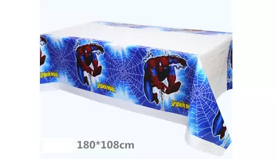 $4.24 • Buy Marvel Superhero Spider-man Tablecloth Birthday Party Tablecover Decoration