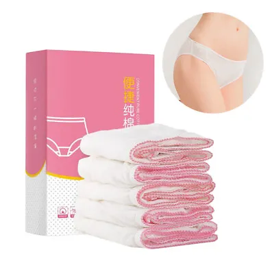 £5.48 • Buy 5-Pack Womens Disposable Underwear Postpartum Travel Panties