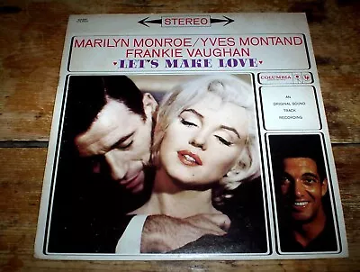 MARILYN MONROE Let's Make Love ORIG Soundtrack CBS # ACS 8327 VINYL LP Vg / VG++ • $24.95